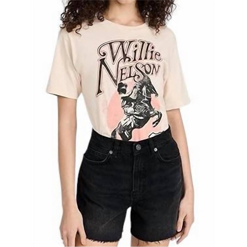 NEW DAYDREAMER willie nelson route 66 weekend tee in sand